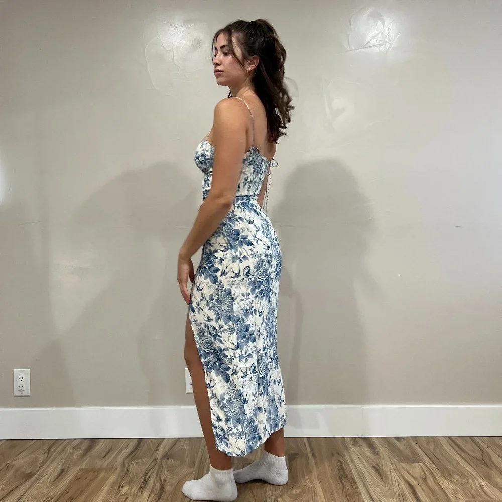 Reformation Kourtney Dress | Pompadour 🎉SALE🎀 NEW - Picture 5 of 16